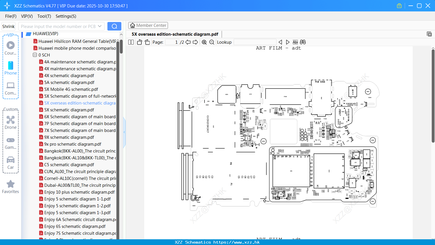Huawei 5X Overseas Edition-schematic Diagram